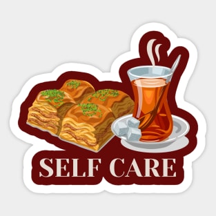 Turkish food Self care Sticker